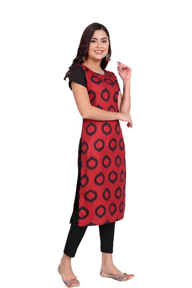 Crape Kurti 2 Daily Wear Wholesale Printed Kurtis
